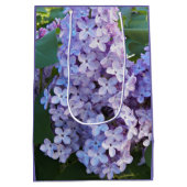 Sac Cadeau Moyen Floral de Lilac pourpre (Dos)