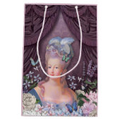 Sac Cadeau Moyen Floral pourpre de Marie Antoinette (Dos)