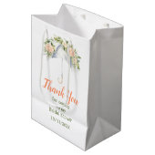 Sac Cadeau Moyen Floral Umbrella Bridal Shower (Devant Angle)