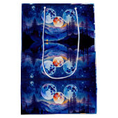 Sac Cadeau Moyen Floral Wrapping Paper (Dos)