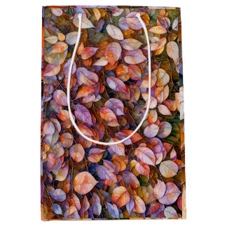 Sac Cadeau Moyen Floral Wrapping Paper