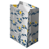 Sac Cadeau Moyen Floral Wrapping Paper Medium Gift Bag (Devant Angle)