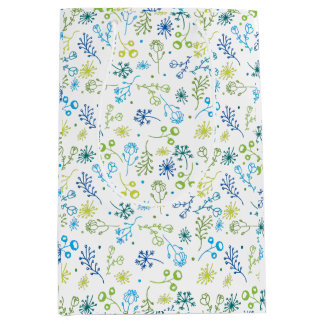 Sac Cadeau Moyen Flore à ressort