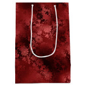 Sac Cadeau Moyen Flore rouge (Dos)