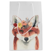 Sac Cadeau Moyen Flower Crown Forester Fox (Devant)