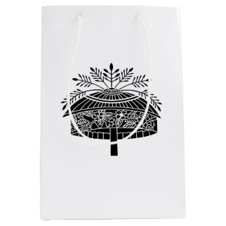 Sac Cadeau Moyen Flower hat