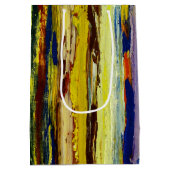 Sac Cadeau Moyen Flux de peinture Abstraits contemporains (Dos)