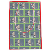 Sac Cadeau Moyen Flying Santa Christmas Gift Bag (Devant)