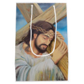 Sac Cadeau Moyen Foi chrétienne Jésus Christ (Dos)