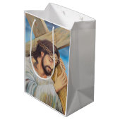 Sac Cadeau Moyen Foi chrétienne Jésus Christ (Dos Angle)