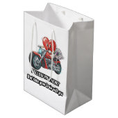 Sac Cadeau Moyen Follow your heart take your brain (Devant Angle)