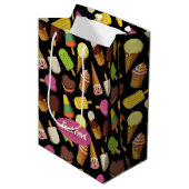 Sac Cadeau Moyen Fond de glace (Devant Angle)