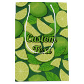 Sac Cadeau Moyen Fond vert citron (Devant)