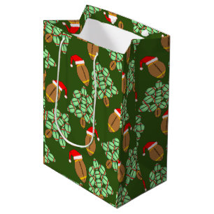 Sac Cadeau Moyen Football de Noël