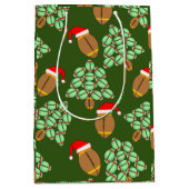 Sac Cadeau Moyen Football de Noël (Devant)