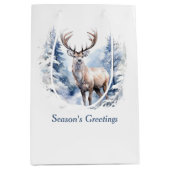 Sac Cadeau Moyen Forest King Holiday (Devant)