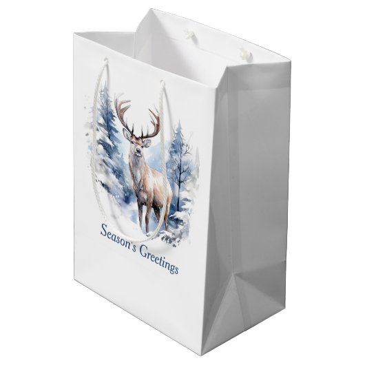 Sac Cadeau Moyen Forest King Holiday (Dos Angle)