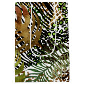 Sac Cadeau Moyen Forêt abstraite colorée (Dos)