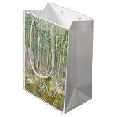 Sac Cadeau Moyen forêt hivernale (Dos Angle)