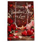 Sac Cadeau Moyen 'Forever Your Valentine' Gift Bag (Dos)