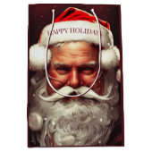 Sac cadeau moyen format Père Noël (Devant)