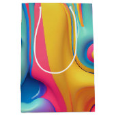 Sac Cadeau Moyen Formes en plastique arc-en-ciel (Devant)