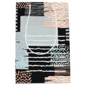 Sac Cadeau Moyen Formes et bandes géométriques (Devant)