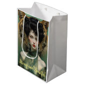 Sac Cadeau Moyen Fort et beau (Devant Angle)