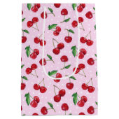 Sac Cadeau Moyen Fraîches Cerises Douces (Dos)