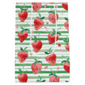 Sac Cadeau Moyen Fraise (Dos)