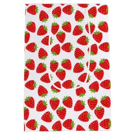 Sac Cadeau Moyen Fraise (Dos)