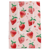 Sac Cadeau Moyen Fraise (Dos)