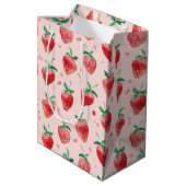 Sac Cadeau Moyen Fraise (Dos Angle)