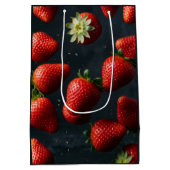 Sac Cadeau Moyen Fraise (Dos)