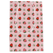 Sac Cadeau Moyen Fraises (Devant)