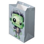 Sac Cadeau Moyen Frank N. Stein Trick ou Treat (Devant Angle)