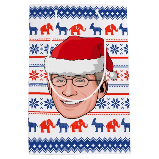 Sac Cadeau Moyen Frédéric de Noël (Devant)