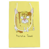 Sac Cadeau Moyen Frenchie Toast French Bulldog Funny (Devant)