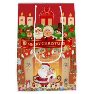Sac Cadeau Moyen Frohe Weihnachten
