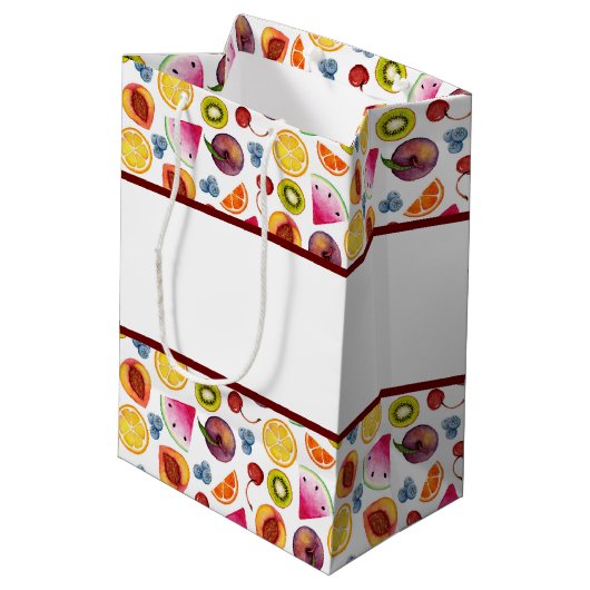 Sac Cadeau Moyen Fruité (Dos Angle)