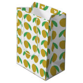 Sac Cadeau Moyen Fruits tropicaux de Mango (Dos Angle)