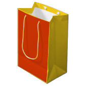 Sac Cadeau Moyen Fumée et flammes (Devant Angle)