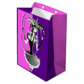 Sac Cadeau Moyen Fun Poker Jester (Dos Angle)