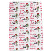 Sac Cadeau Moyen Funky Christmas Fishing ♫ Catfish Christmas (Dos)