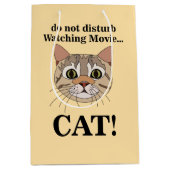 Sac Cadeau Moyen Funny Cat Face  (Devant)