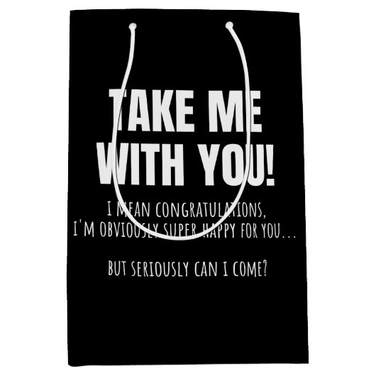 Sac Cadeau Moyen Funny Farewell Mug (Devant)