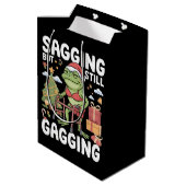 Sac Cadeau Moyen Funny SarcasticChristmas Sagging But Still Gagging (Dos Angle)