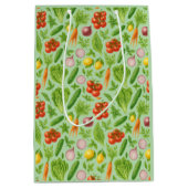 Sac Cadeau Moyen Garden-Fresh Veggies Gift Bag — Medium | Green (Devant)