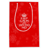 Sac Cadeau Moyen Gardez l'énonciation calme pour les vacances en (Devant)