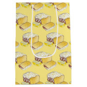 Sac Cadeau Moyen Gâteau de Pound Cake au Citron et Giclée de Citron (Dos)